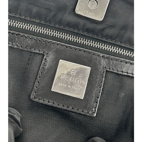 FENDI Black Zucca Crossbody Bag A-A23558 - Picture 8 of 13